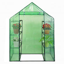 Load image into Gallery viewer, Portable Mini Outdoor Walk-in 4 Shelves Greenhouse