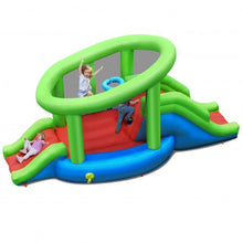 Load image into Gallery viewer, Inflatable Dual Slide Basketball Game Bounce House Without Blower