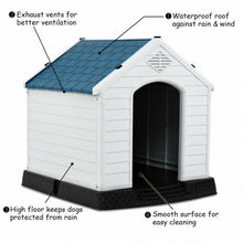 Load image into Gallery viewer, Plastic Waterproof Ventilate Pet Puppy House