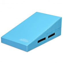 Load image into Gallery viewer, Incline Gymnastics Mat Wedge Ramp Gym Tumbling Exercise Mat-Blue