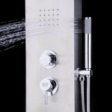 Load image into Gallery viewer, 59” Stainless Steel Shower Panel with Massage Jets & Hand Shower