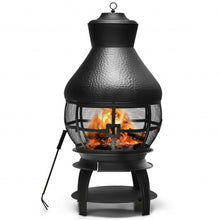Load image into Gallery viewer, Patio Wood Burning Chimenea Fireplace