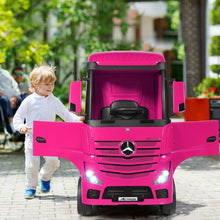 Load image into Gallery viewer, 12 V Mercedes Benz Actros Electric Kids Ride on Truck with Remote Control & MP3