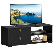 Load image into Gallery viewer, Entertainment Media TV Stand with Drawers-Black
