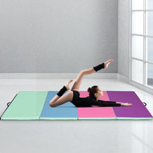 Load image into Gallery viewer, 4' x 8' x 2" Portable Gymnastics Mat Folding Exercise Mat