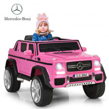 Load image into Gallery viewer, 12V Licensed Mercedes-Benz Kids Ride On Car-Pink