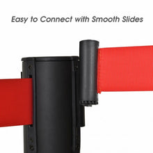 Load image into Gallery viewer, 6 pcs Black Stanchion Posts Queue Pole