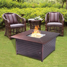 Load image into Gallery viewer, 40000 BTU Aluminum Propane Gas Fire Pit