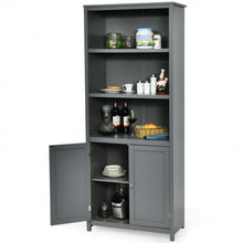 Load image into Gallery viewer, Bookcase Shelving Storage Wooden Cabinet Unit Standing Display Bookcase w/Doors