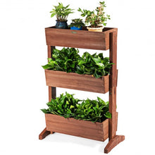 Load image into Gallery viewer, 3-Tier Raised Garden Bed Vertical Freestanding Elevated Planter