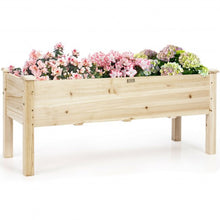 Load image into Gallery viewer, Raised Garden Bed Elevated Planter Box Wood for Vegetable Flower Herb
