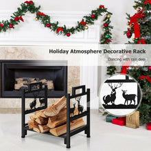 Load image into Gallery viewer, 18" Wood Lumber Storage Holder for Fireplace Stove Fire Pit