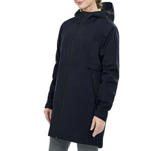 Load image into Gallery viewer, Hooded Women's Wind & Waterproof Trench Rain Jacket-Navy-L