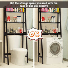 Load image into Gallery viewer, 3-Shelf Over-The-Toilet Storage Organizer Rack-Brown