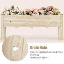 Load image into Gallery viewer, Raised Garden Bed Elevated Planter Box Wood for Vegetable Flower Herb