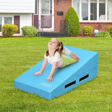 Load image into Gallery viewer, Incline Gymnastics Mat Wedge Ramp Gym Tumbling Exercise Mat-Blue