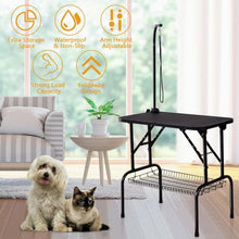 Load image into Gallery viewer, 32" Pet Grooming Table Durable Foldable Rubber Top