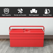 Load image into Gallery viewer, 20" Portable 5 Trays Mechanic Garage Steel Cantilever Tool Box