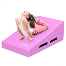 Load image into Gallery viewer, Incline Gymnastics Mat Wedge Ramp Gym Tumbling Exercise Mat-Pink