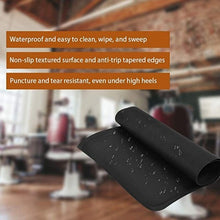 Load image into Gallery viewer, Black Rectangle Barber Salon Floor Mat
