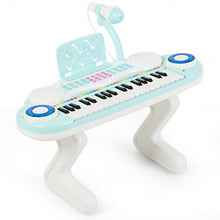 Load image into Gallery viewer, 37-key Kids Toy Keyboard Piano with Microphone-Blue