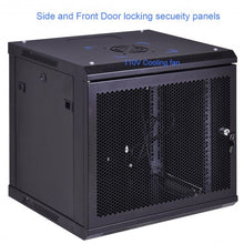 Load image into Gallery viewer, 9U Wallmount Network Server 19" Data Cabinet with Glass Door