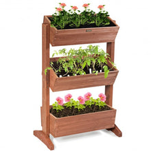 Load image into Gallery viewer, 3-Tier Raised Garden Bed Vertical Freestanding Elevated Planter