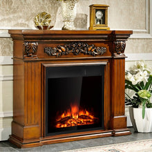 Load image into Gallery viewer, 22.5" Electric Fireplace Insert Freestanding and Recessed Heater
