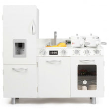 Load image into Gallery viewer, Kids Pretend Kitchen Playset Cooking Toys Toddler Cookware Gift