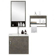 Load image into Gallery viewer, Modern Wall-mounted Bathroom Vanity Sink Set