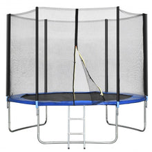 Load image into Gallery viewer, 10 ft Combo Bounce Jump Safety Trampoline with Spring Pad Ladder