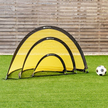Load image into Gallery viewer, 6' 4' 2.5' Set of 2 Portable Pop-Up Soccer Goals Net-6'