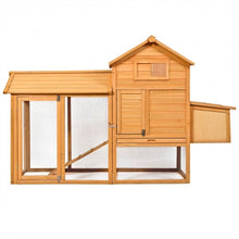 Load image into Gallery viewer, 80"L x 27.6"W x 52.4"H Deluxe Wooden Chicken Coop Hen House Poultry Cage Hutch