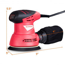 Load image into Gallery viewer, 5" Palm Random Orbit Sander with Dust Collector and Sandpapers