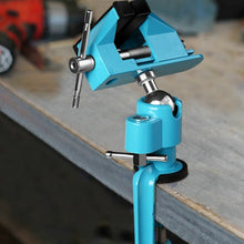 Load image into Gallery viewer, Bench Vise Swivel 3" Tabletop Clamp Vice Tilts Rotate 360 Universal Work