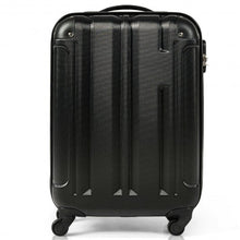 Load image into Gallery viewer, 18" ABS Lightweight Hardshell Luggage Suitcase with 4-Wheel-Black