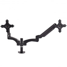 Load image into Gallery viewer, Dual LCD Monitor Spring Arms TV Bracket Desk Mount Stand 2 Screens