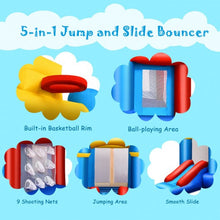 Load image into Gallery viewer, Inflatable Bounce House Castle with Balls & Bag