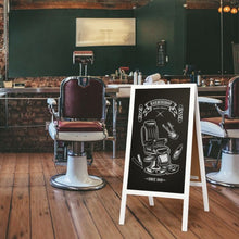 Load image into Gallery viewer, A-Frame Chalkboard Sign with Eraser & Chalk-White