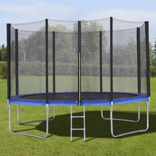 Load image into Gallery viewer, 12' Trampoline with Enclosure Net Spring Pad & Ladder