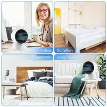 Load image into Gallery viewer, 1500 W Portable Mini Electric Desktop Fan heater-White