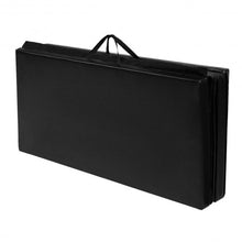 Load image into Gallery viewer, 4'x10'x2" Thick Folding Panel Gymnastics Mat-Black
