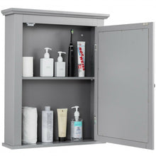 Load image into Gallery viewer, Bathroom Mirror Cabinet Wall Mounted Adjustable Shelf Medicine Storage-Gray