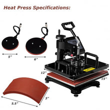 Load image into Gallery viewer, 6 in 1 Digital Transfer Heat Press Machine