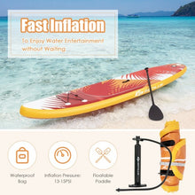 Load image into Gallery viewer, 10.5' Inflatable Stand Up board with Aluminum Paddle Pump-M