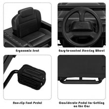 Load image into Gallery viewer, Landrover Defender Licensed Pedal Powered Car-Black
