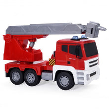 Load image into Gallery viewer, 1/18 5CH Remote Control Rescue Fire Engine Truck w/ Ladder