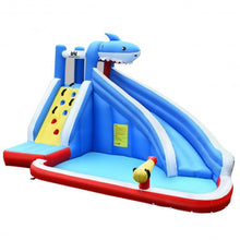 Load image into Gallery viewer, Inflatable Water Slide Shark Bounce House Castle without Blower