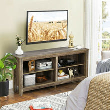 Load image into Gallery viewer, 4 Cubby Entertainment Media Console with Shelves