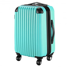 Load image into Gallery viewer, GLOBALWAY 20" ABS Carry On Luggage Travel Bag Trolley Suitcase 8 color-Green